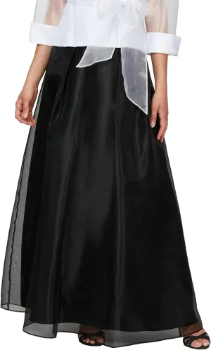 Alex Evenings Women's Full Length Formal Maxi Skirt