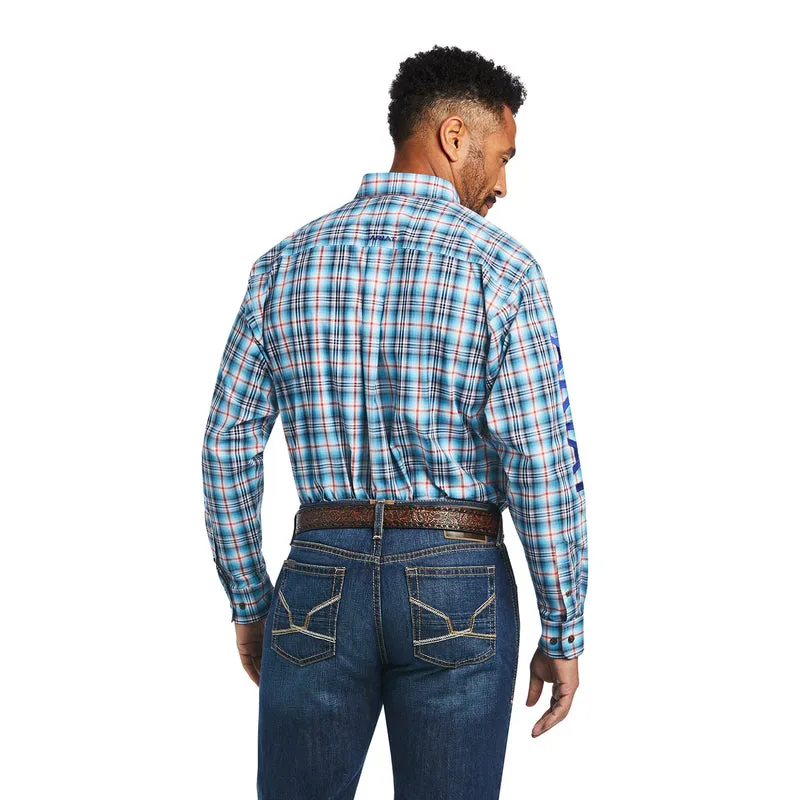 'Ariat' Men's Pro Series™ Team Patten Classic Fit Button Down - Riviera