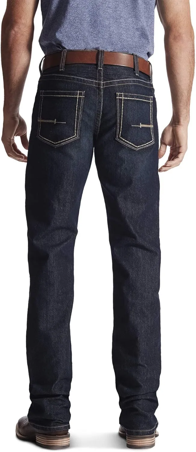 ARIAT Men's Rebar M4 Relaxed Durastretch Basic Boot Cut Jean