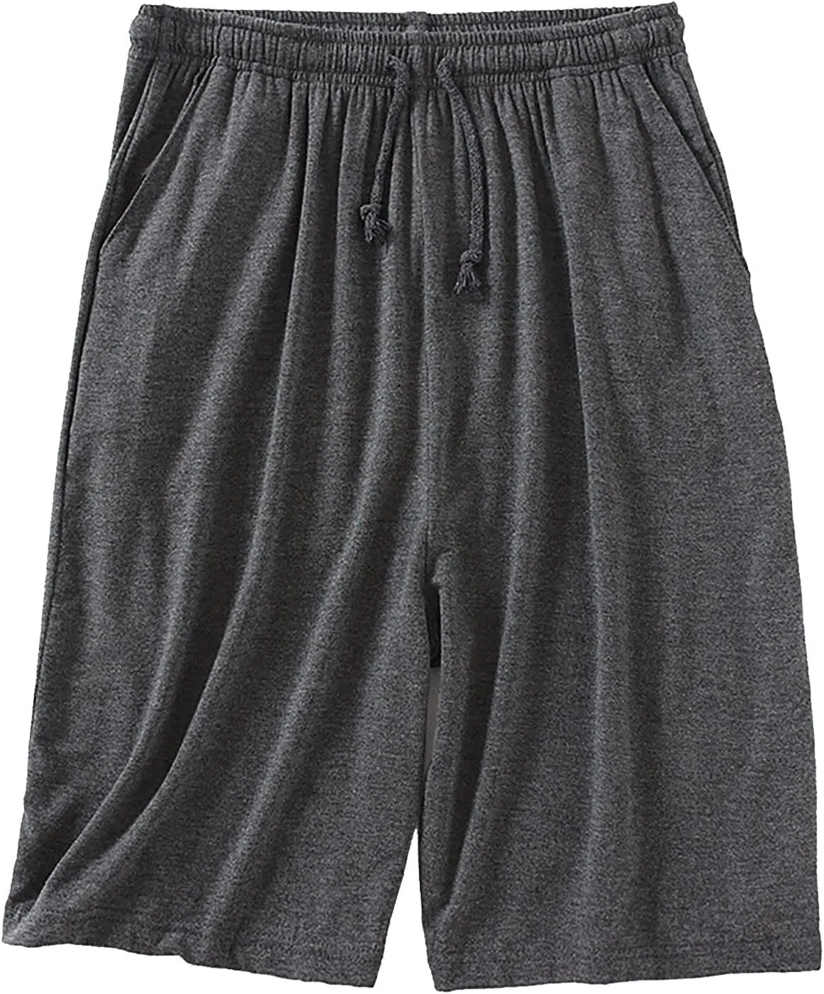 Athletic Shorts for Men Loose Waist with Pockets Waist Elastic Casual Drawstring Men's Pants Workout Shorts Men