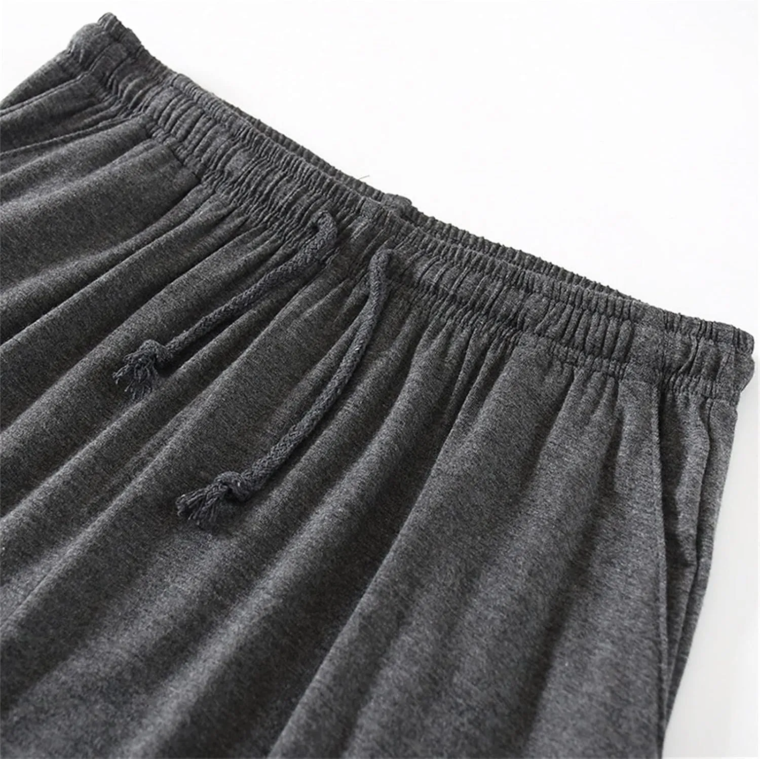 Athletic Shorts for Men Loose Waist with Pockets Waist Elastic Casual Drawstring Men's Pants Workout Shorts Men