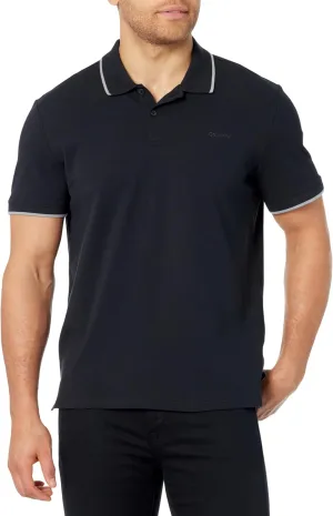 Calvin Klein Men's Stretch Pique Solid Tipped Polo