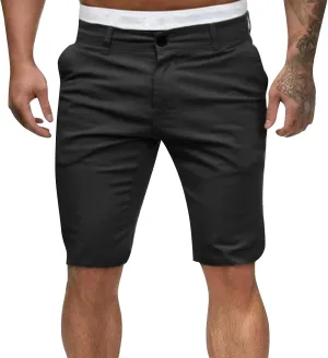 Cargo Shorts for Men Relaxed Fit Beach Shorts Casual Summer Tactic Pants Stretch Waist with Pockets