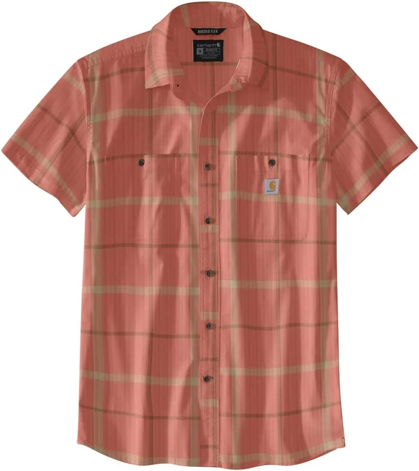 Carhartt Men's 105701 Rugged Flex Relaxed Fit Lightweight Short-Sleeve