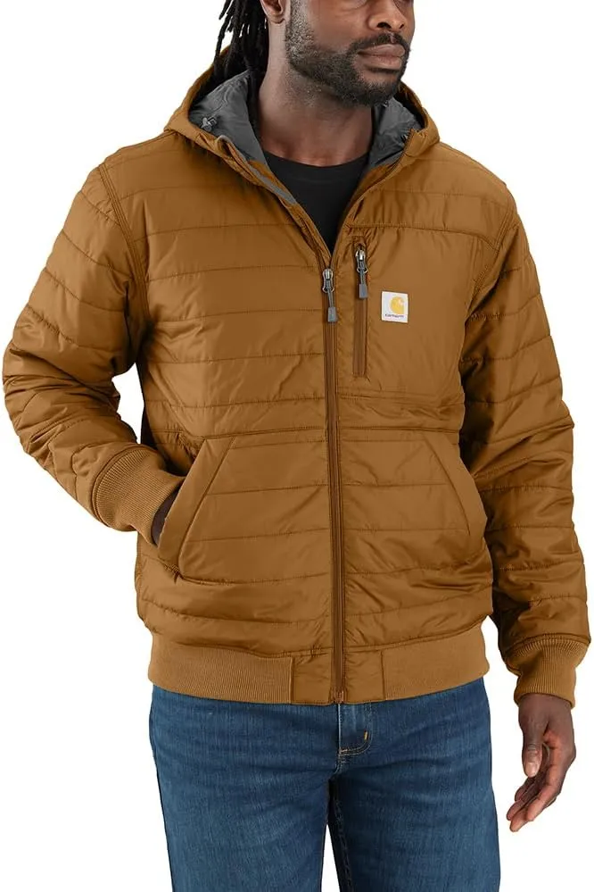 Carhartt Men's Rain Defender Relaxed Fit Lightweight Insulated Hooded Jacket