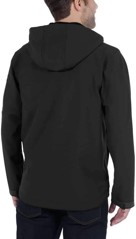 Carhartt Men's Rain Defender Relaxed Fit Midweight Softshell Hooded Jacket