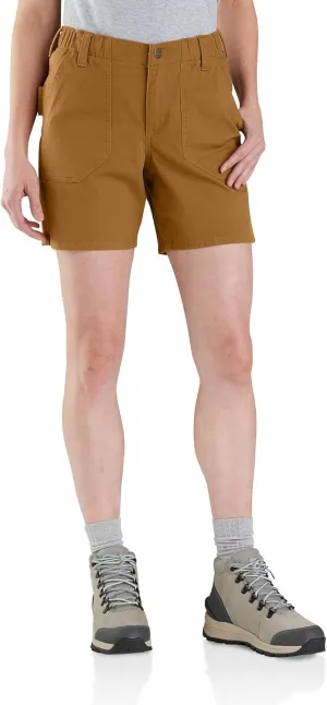 Carhartt Women's Rugged Flex Relaxed Fit Canvas Work Short