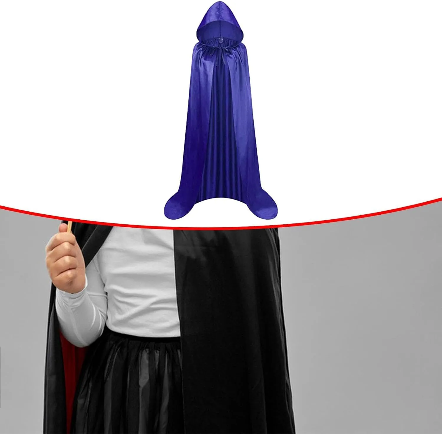 Cloak with Hood for Kids Halloween Events and Photography