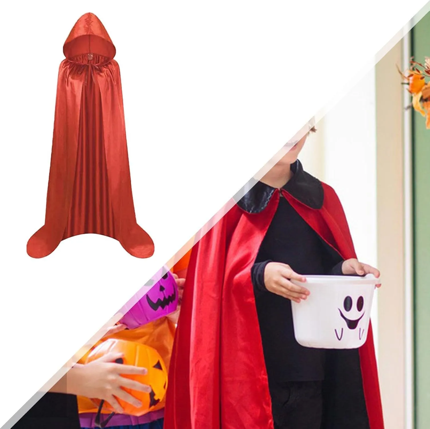 Cloak with Hood for Kids Halloween Events and Photography
