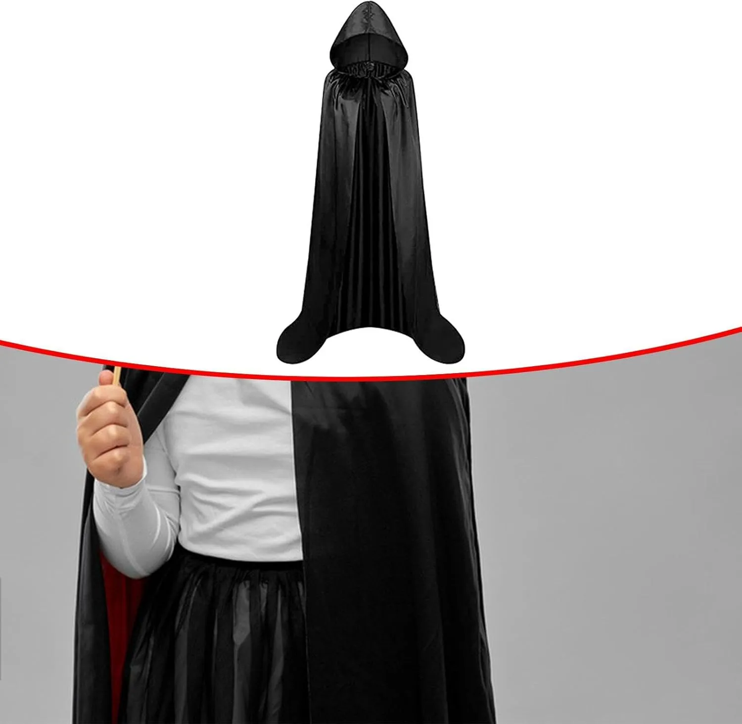 Cloak with Hood for Kids Halloween Events and Photography