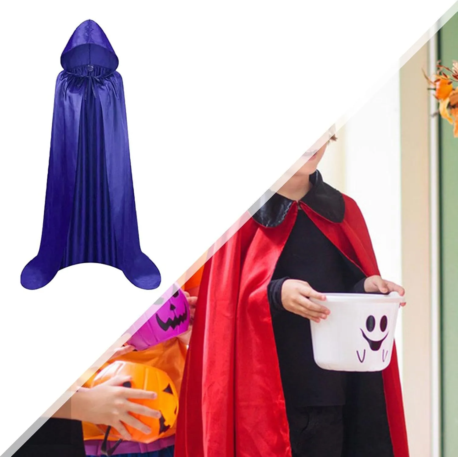 Cloak with Hood for Kids Halloween Events and Photography