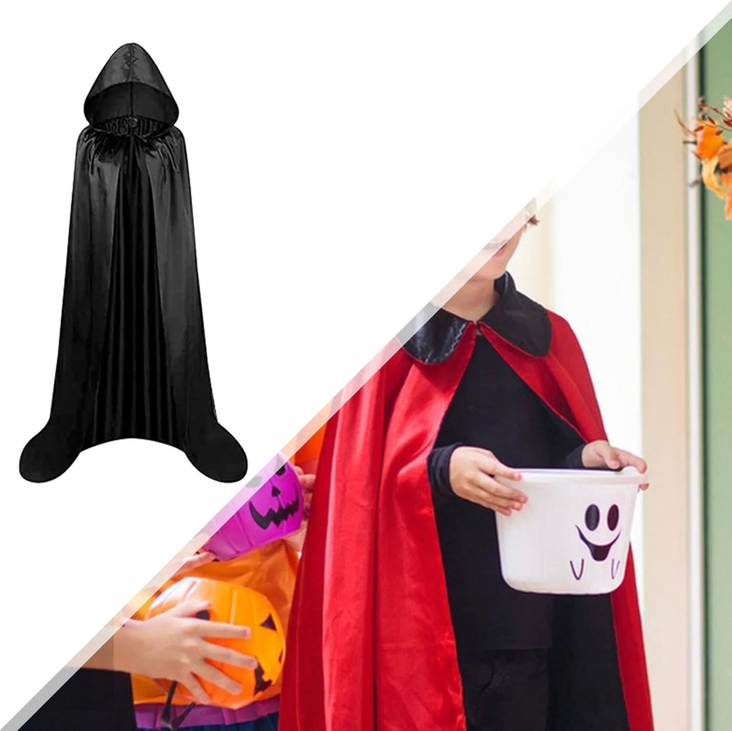 Cloak with Hood for Kids Halloween Events and Photography