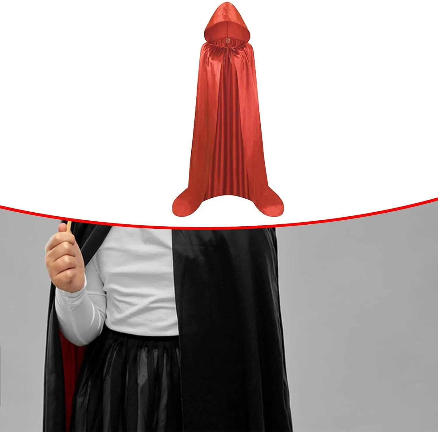 Cloak with Hood for Kids Halloween Events and Photography