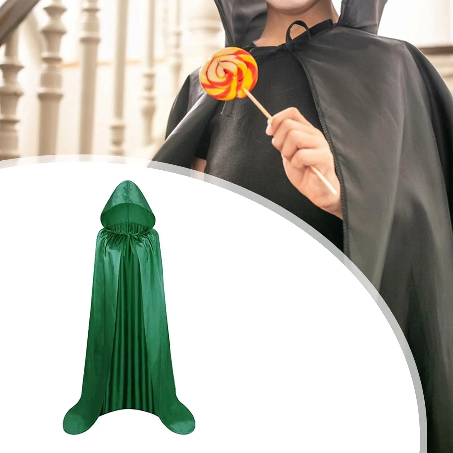 Cloak with Hood for Kids Halloween Events and Photography