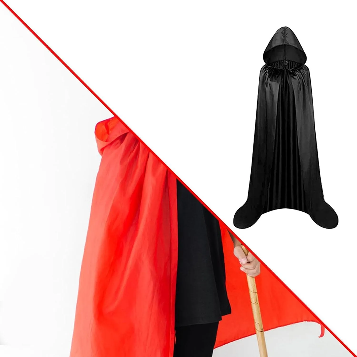 Cloak with Hood for Kids Halloween Events and Photography
