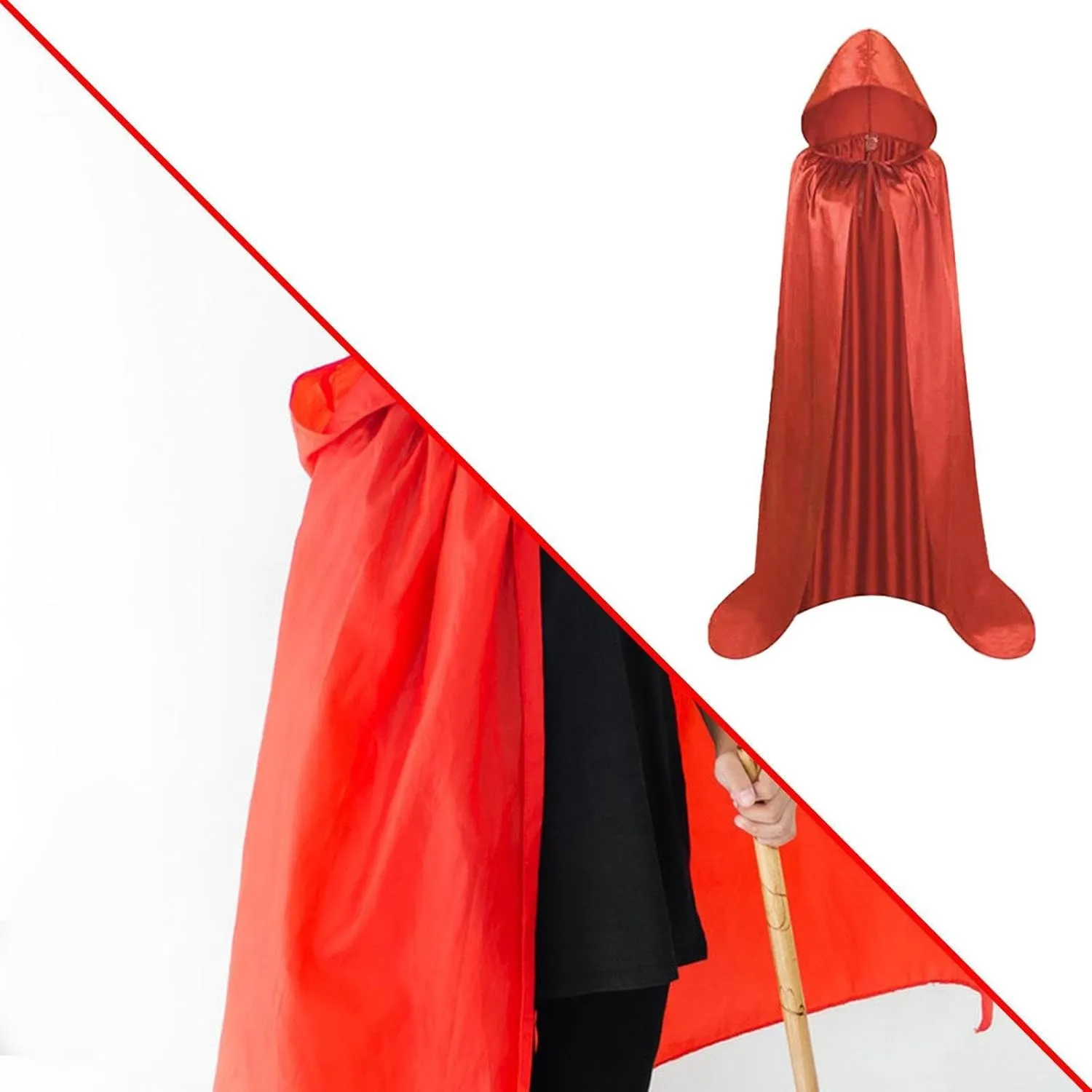 Cloak with Hood for Kids Halloween Events and Photography