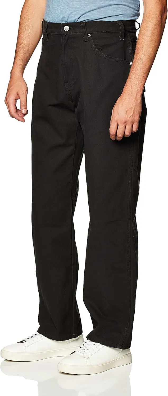 Dickies Mens Relaxed Fit Sanded Duck Carpenter Jean