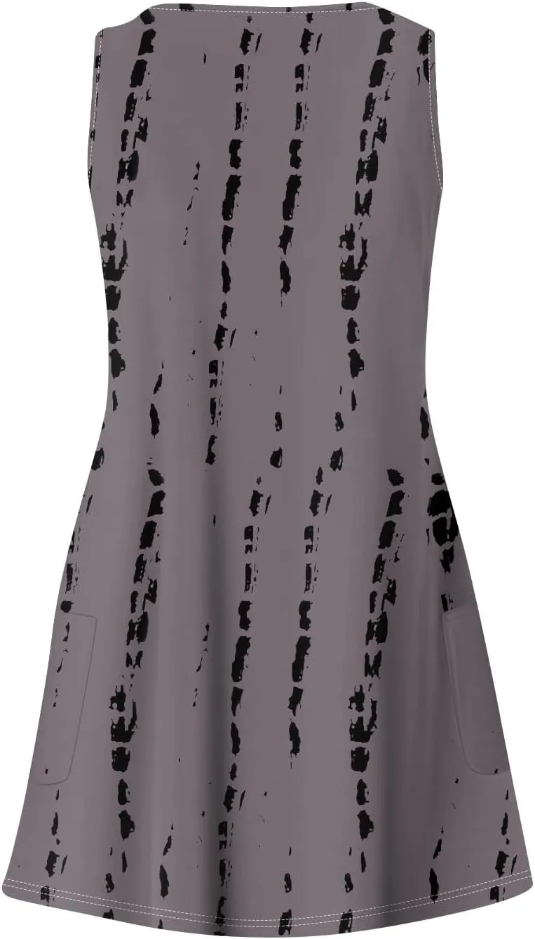 Dresses Women Casual Midi Dresses for Women Sleeveless Loose Casual Summer Dresses Women Elegant