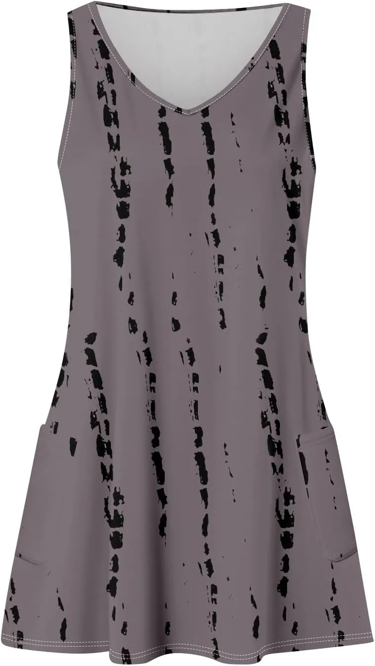 Dresses Women Casual Midi Dresses for Women Sleeveless Loose Casual Summer Dresses Women Elegant
