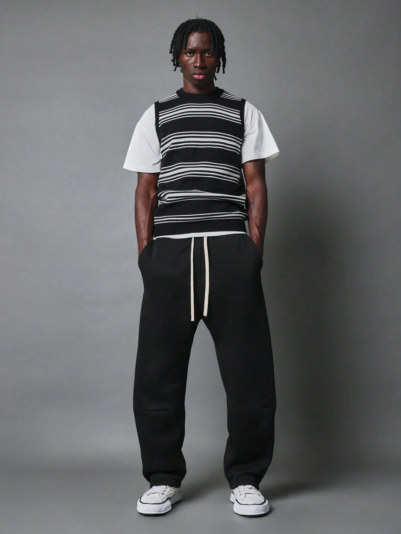 Drop Crotch Jogger With Drawcord