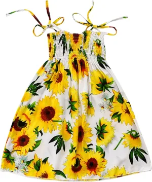 Flower Girl Dress Toddler Kids Baby Girl Floral Party Strap Tulle Dresses Casual Clothes Baby Girl Easter