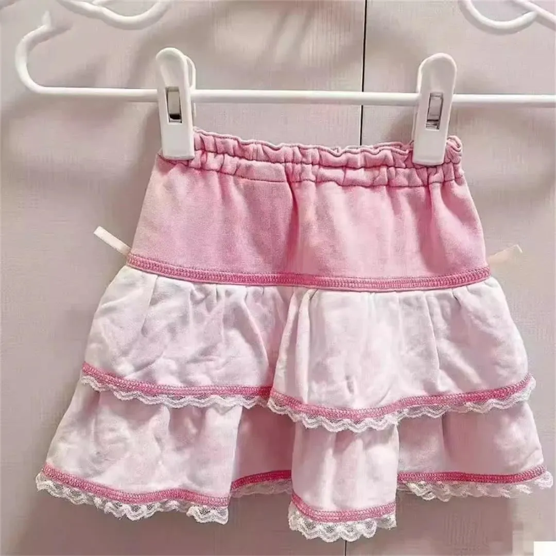 Japan Cake Mini Skirts Women Embroidery Bow Pleated Skirts