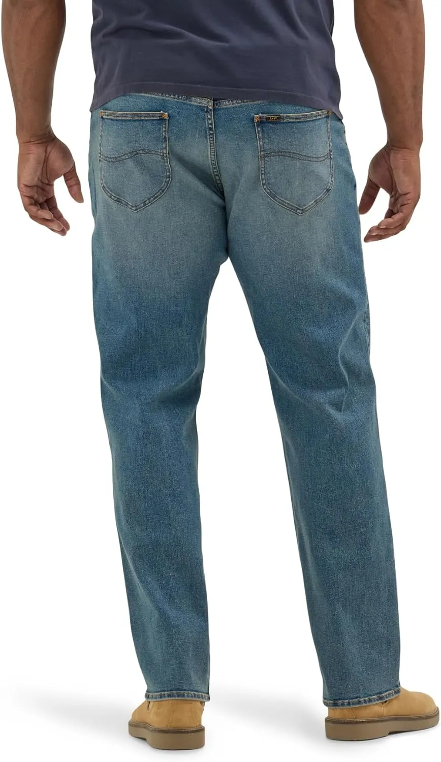 Lee Men's Big & Tall Extreme Motion Relaxed Straight Jean