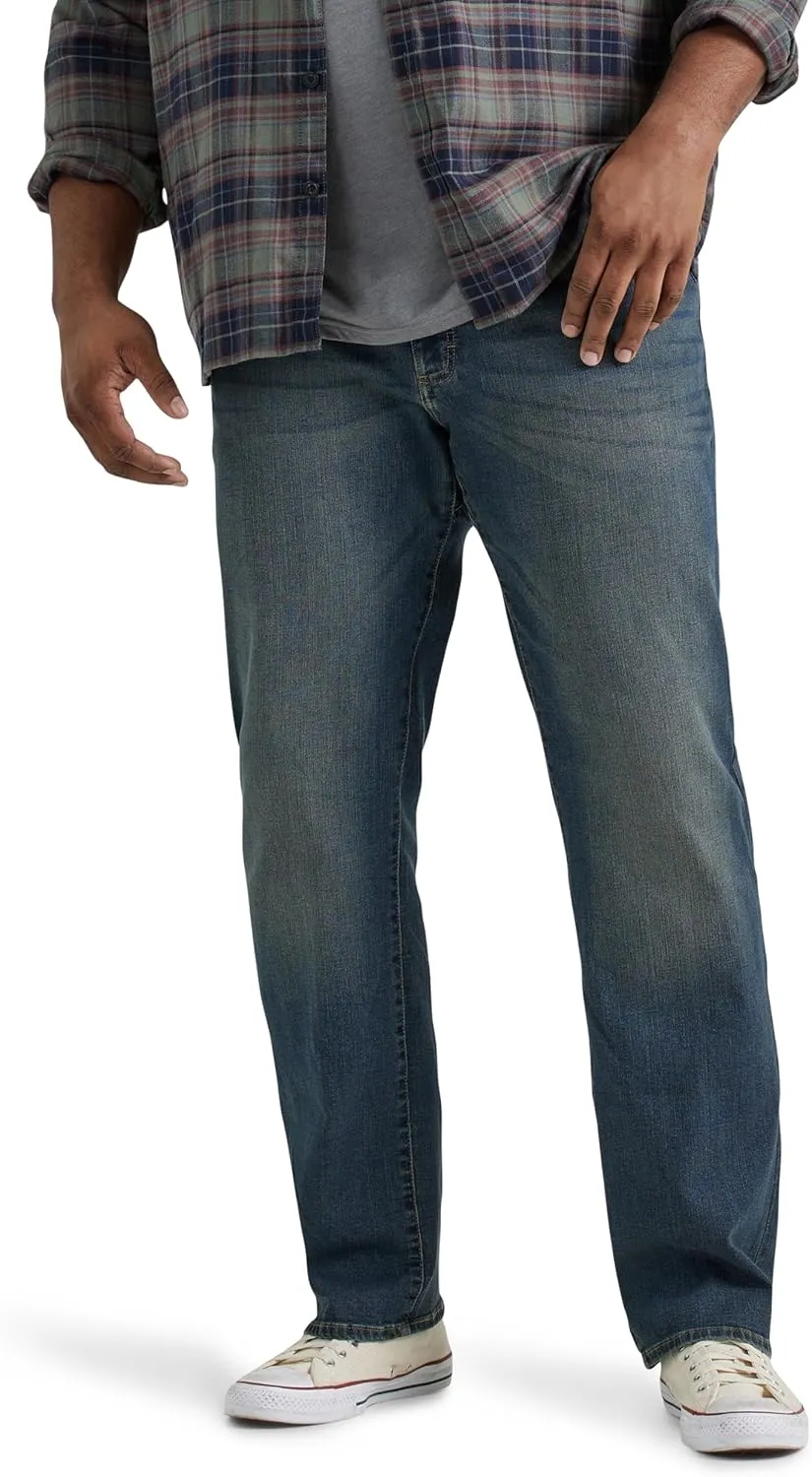Lee Men's Big & Tall Extreme Motion Relaxed Straight Jean