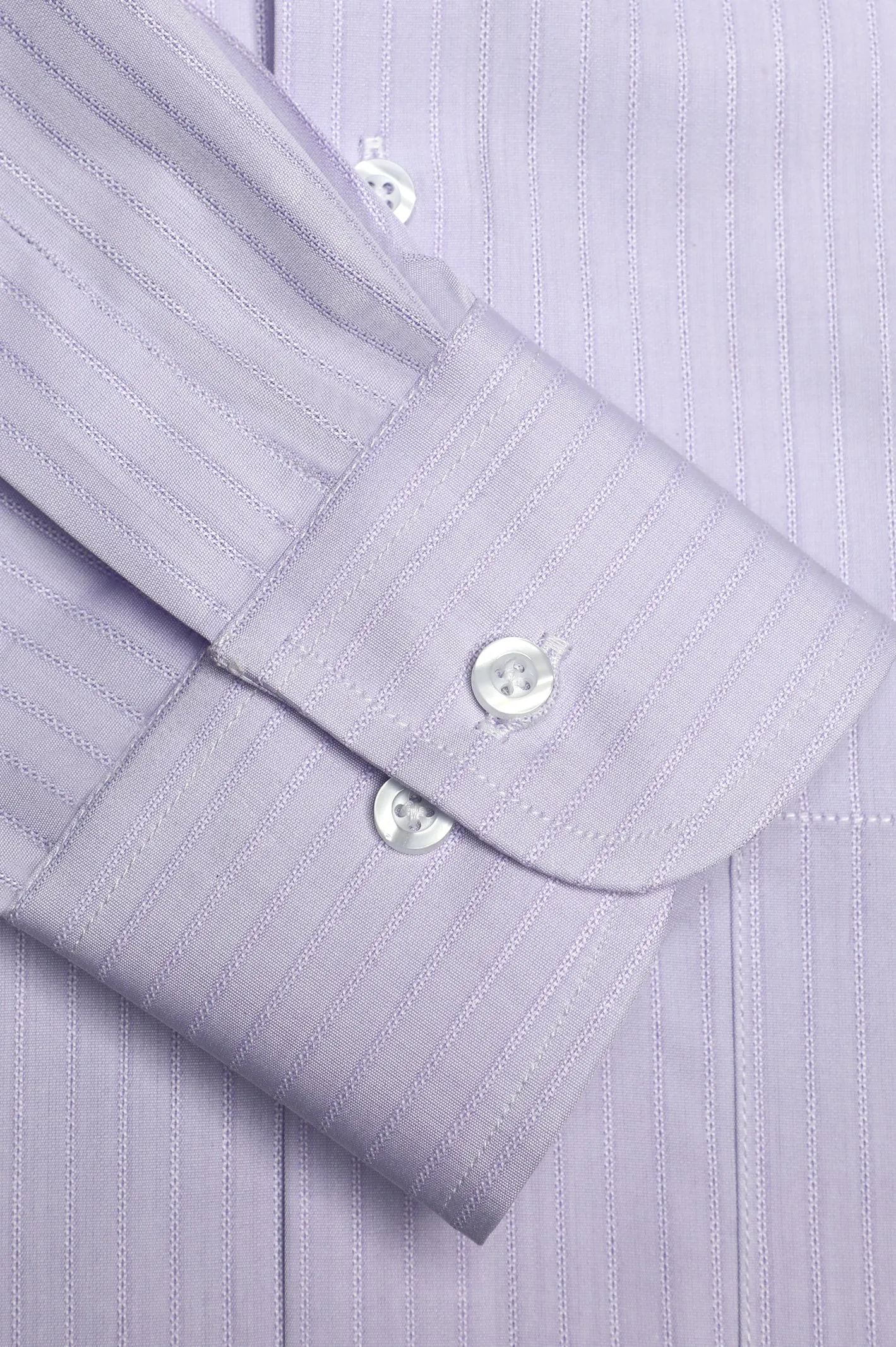 Light Purple Pinstripe Formal Autograph Shirt