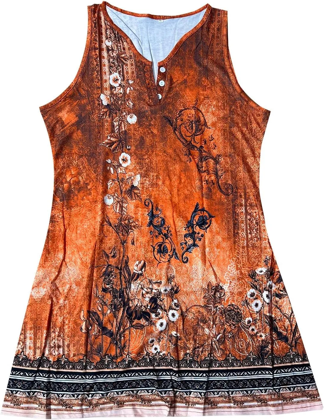 Linen Dress Spring Summer Dresses for Women Sleeveless Mini Sundresses Trendy Vacation Hawaiian Beach Dress with Pockets
