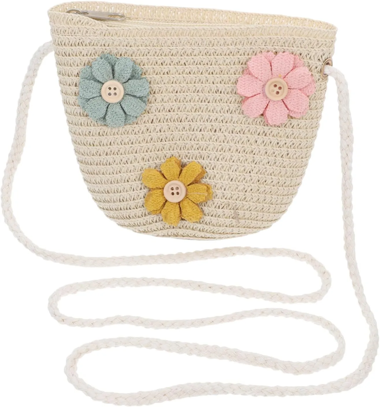 Little Straw Bag Cute Lightweight Woven Purse for Summer Stylish Bucket Bag for Beach Parties Travel and Daily Use Holiday Present
