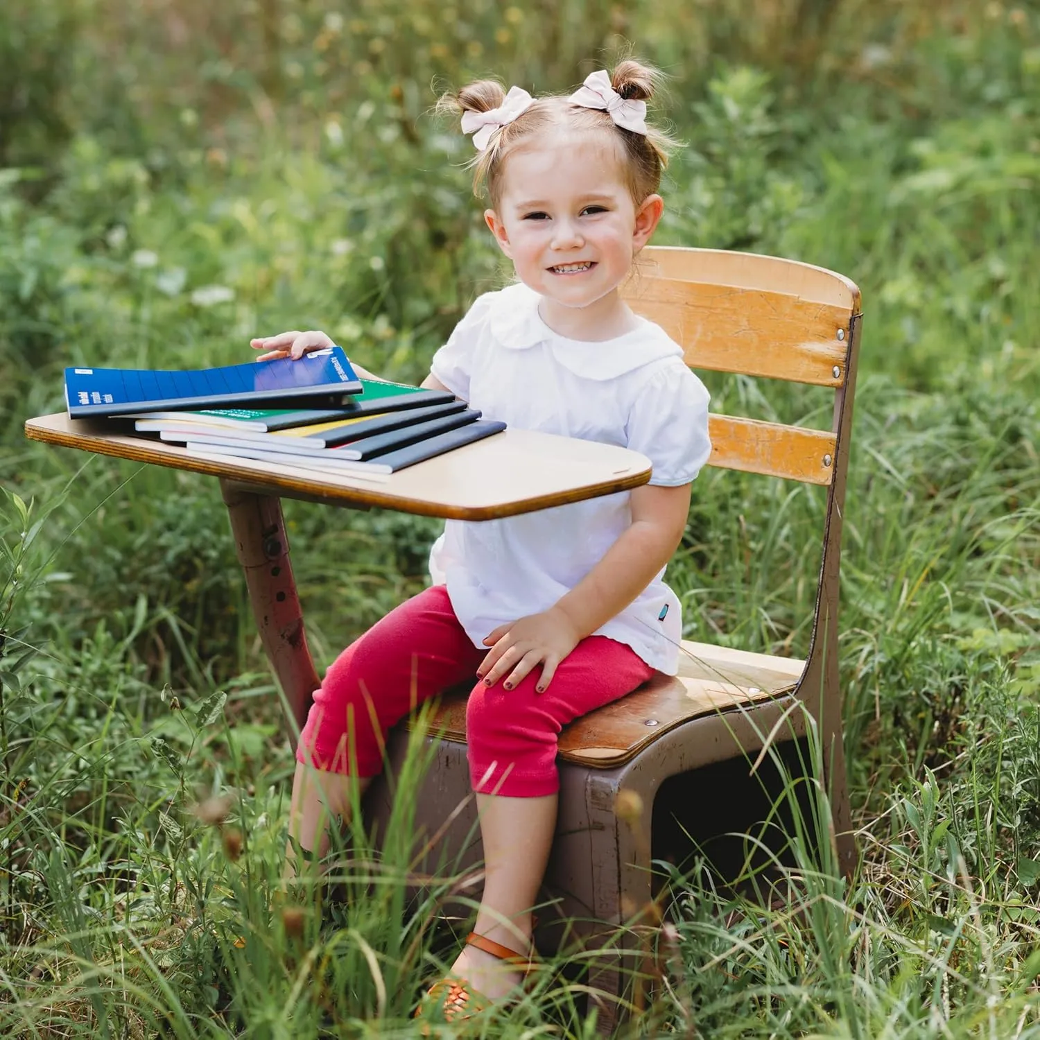Made in USA Big Girls' Cotton Cropped Capri Legging for Summer, Play and School SPD for Sensitive Skin Sensory Friendly