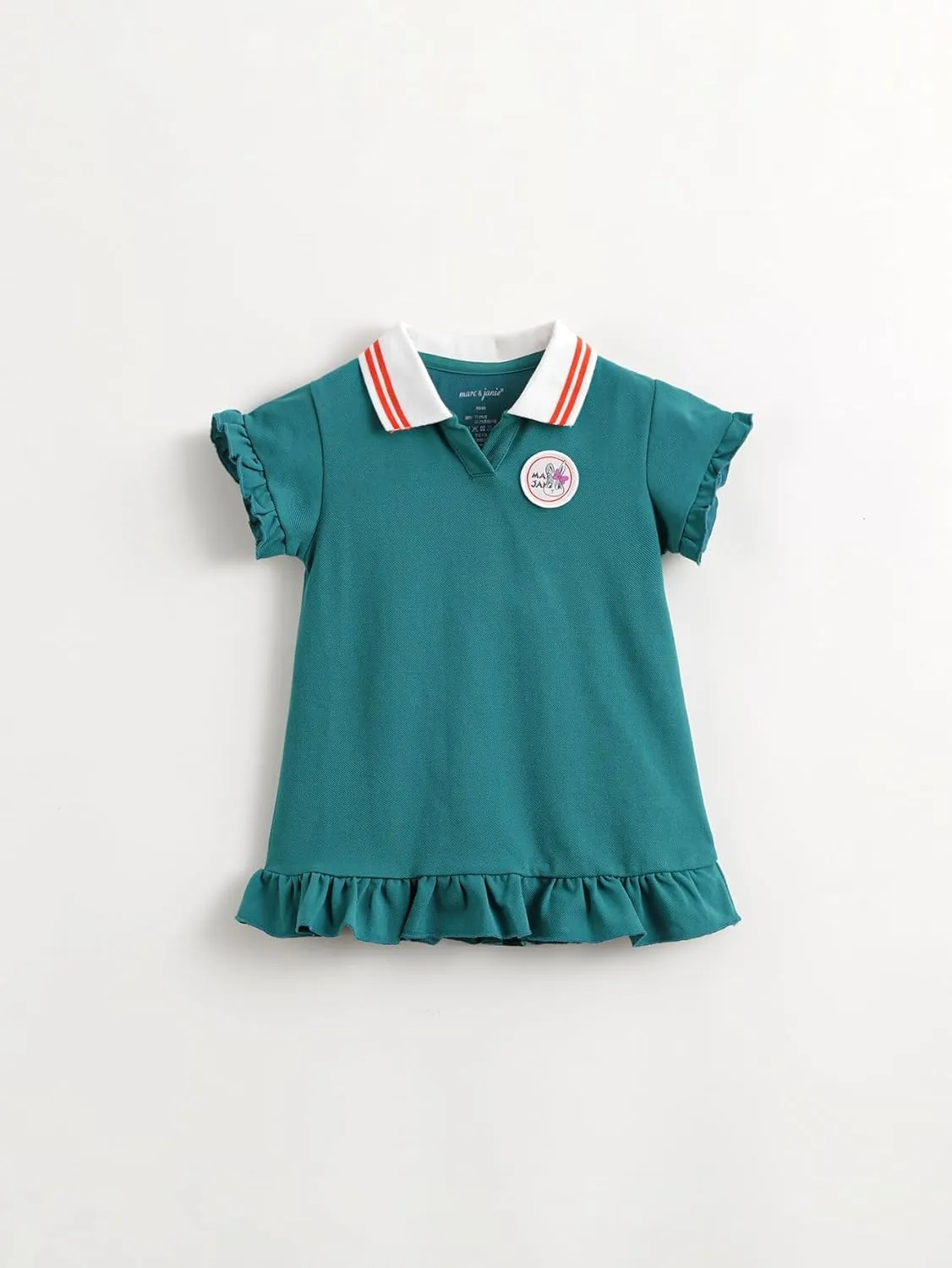 marc & janie Girls Tennis Dress Athletic Cooling Quick-Dry Short Sleeve V Neck Golf Dresses 550676