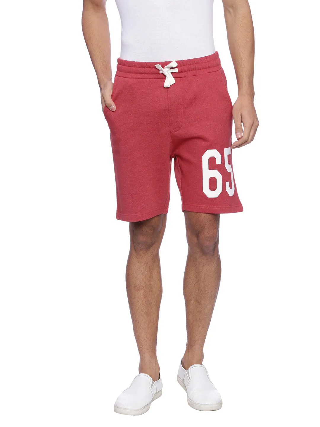 Masculino Latino Red Green Shorts