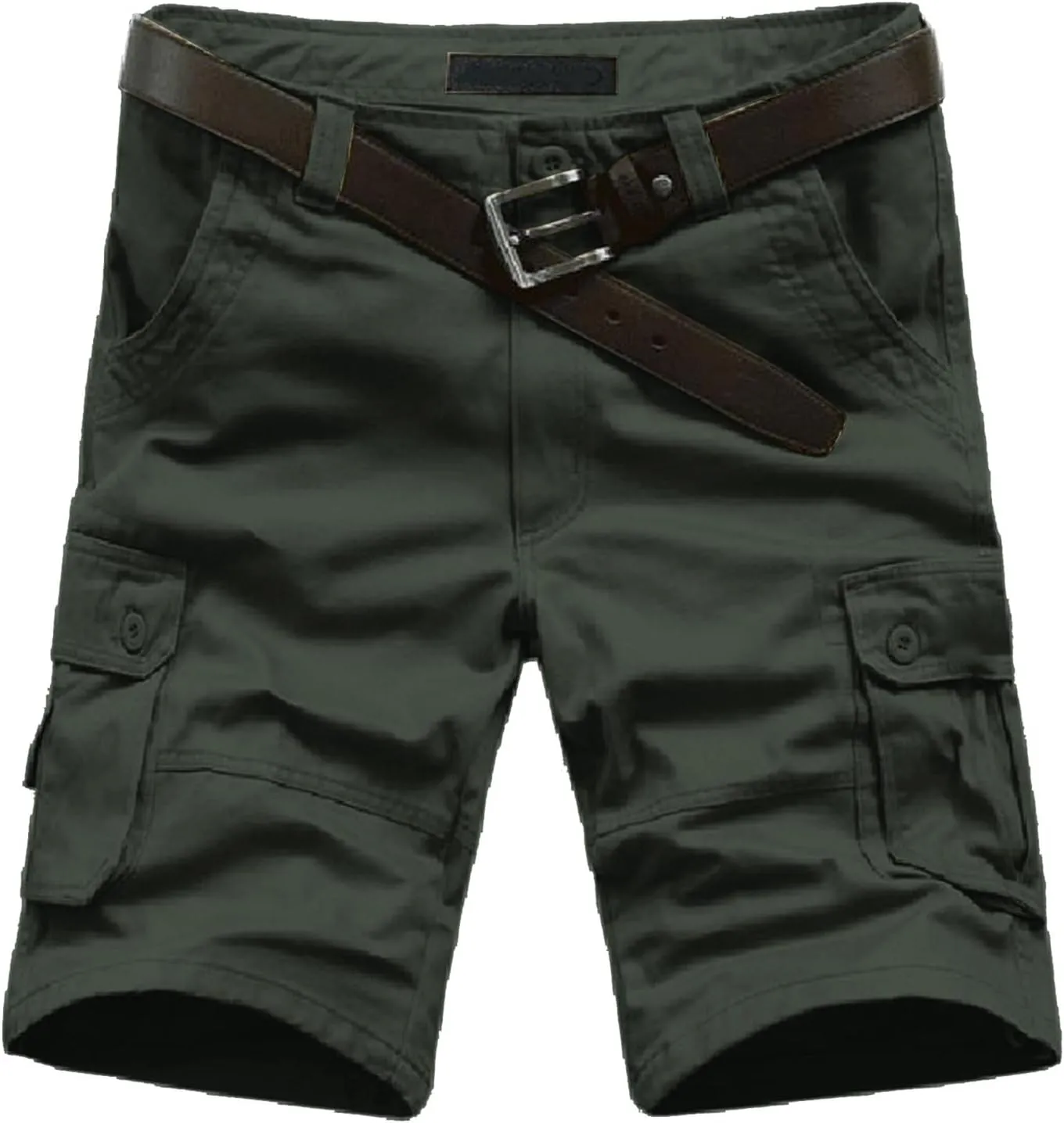 Mens Resort Wear 2025 Loose Fit Summer Cargo Shorts with Zipper Multi Pocket Outdoor Casual Lightweight Shorts