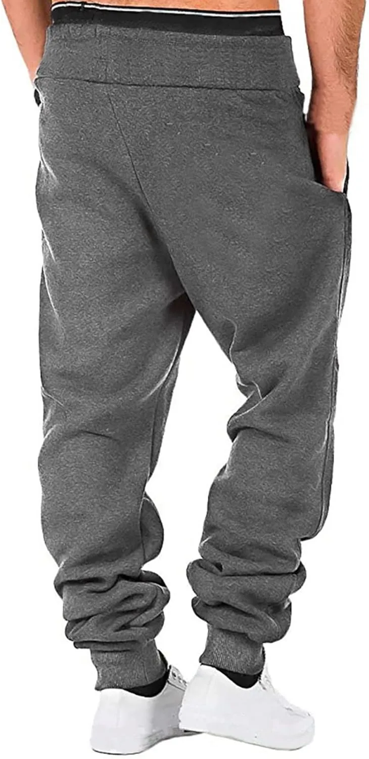 Mens Sweatpants with Pockets Joggers Pants Warm Athletic Track Pants with Pockets Men's Graphic Sweatpants Athletic