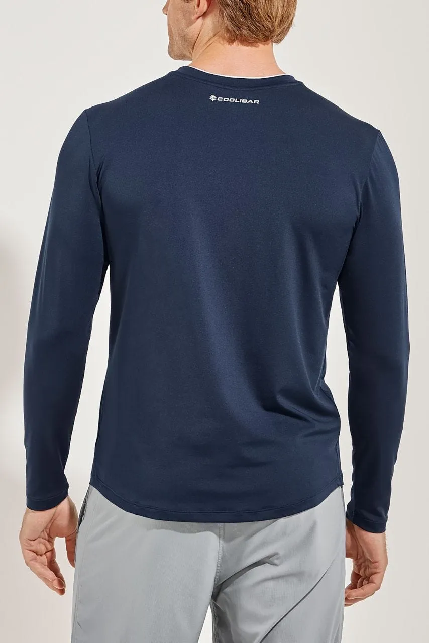 Men's Tiebreaker Long Sleeve Tee | Navy