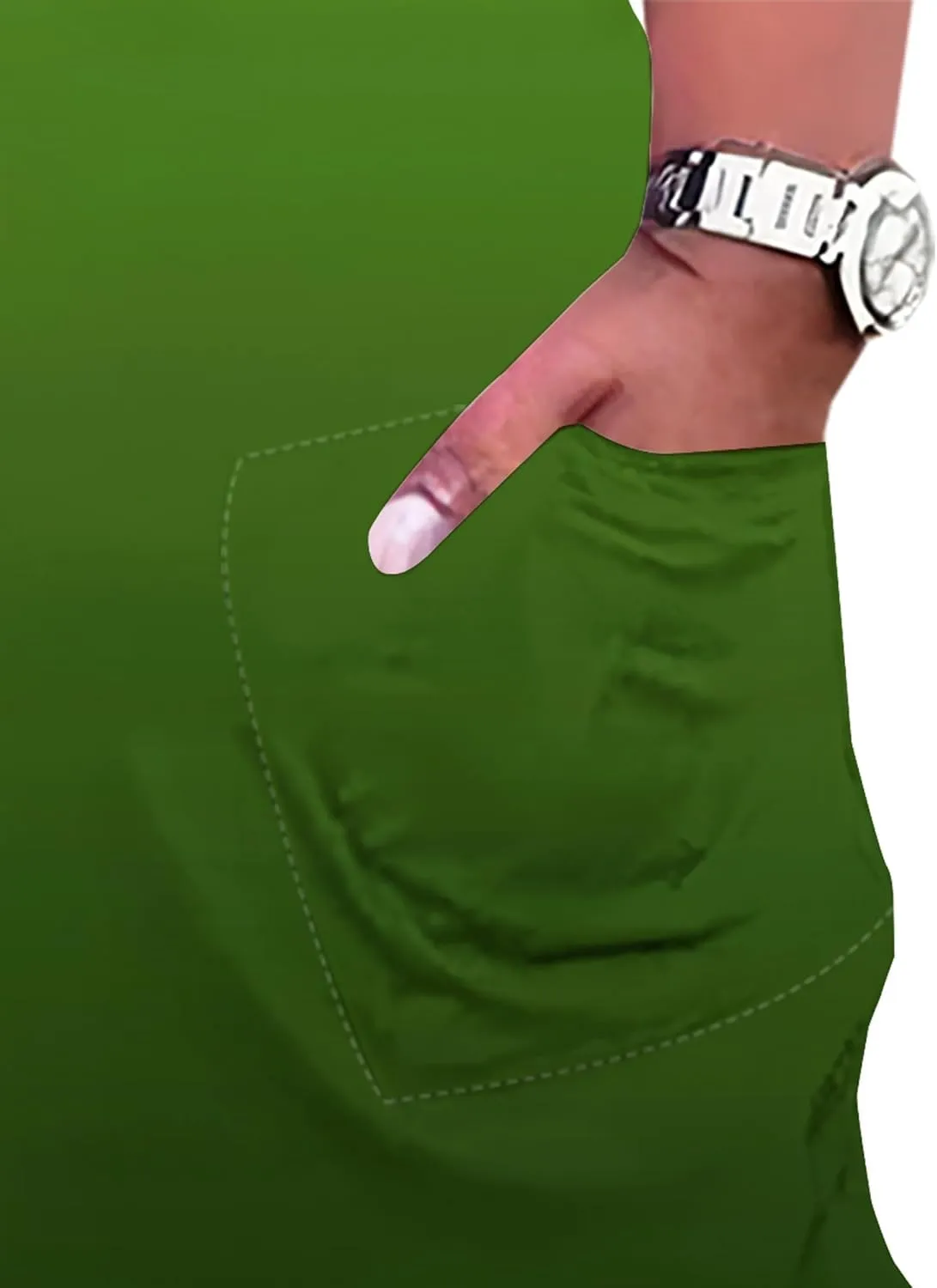 Plus Size Casual Loose Dress for Curvy Women Summer V Neck Short Sleeve T Shirt Loose Midi Dresses with Pockets