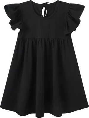 pureborn Toddler Girls Sleeveless Summer Dresses 1-8 Years