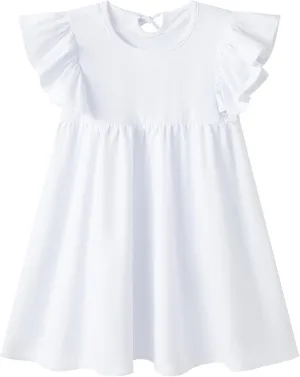 pureborn Toddler Girls Sleeveless Summer Dresses 1-8 Years
