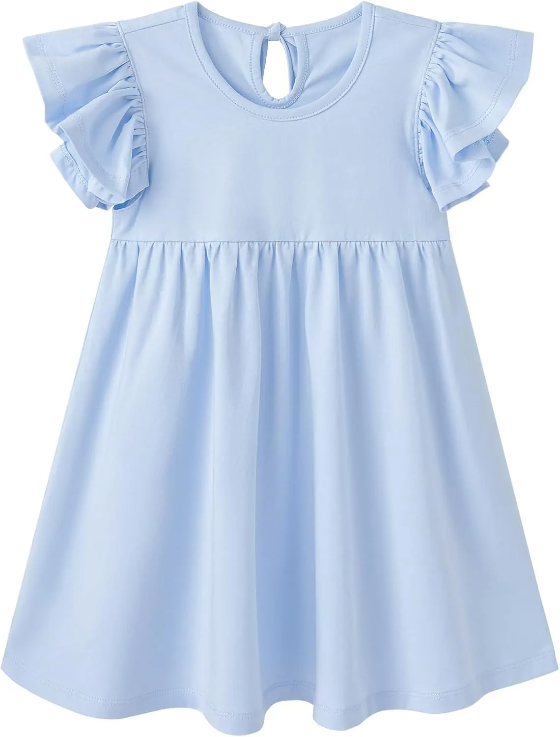 pureborn Toddler Girls Sleeveless Summer Dresses 1-8 Years
