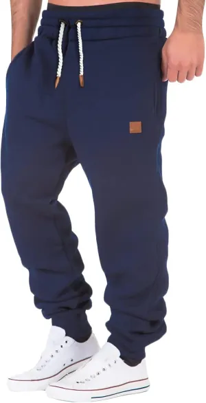 Sweatpants for Men with Pockets Pants Fitness Sports Trousers Men's Cargo Pants Big and Tall Men's Elastic Waist Work