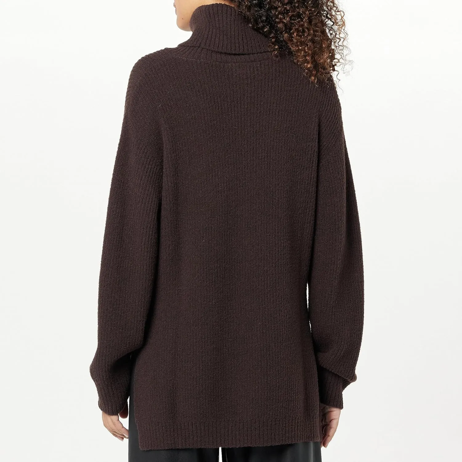 The Drop Women's Grayson Super Soft Drop-Shoulder Turtleneck Sweater