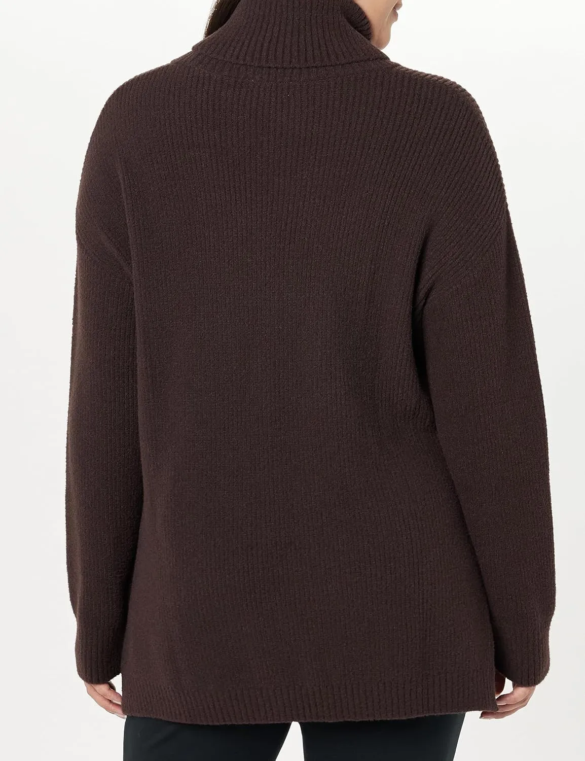 The Drop Women's Grayson Super Soft Drop-Shoulder Turtleneck Sweater