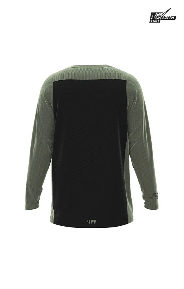 Traverse Capsize Long Sleeve Jersey - Army Green - Men's