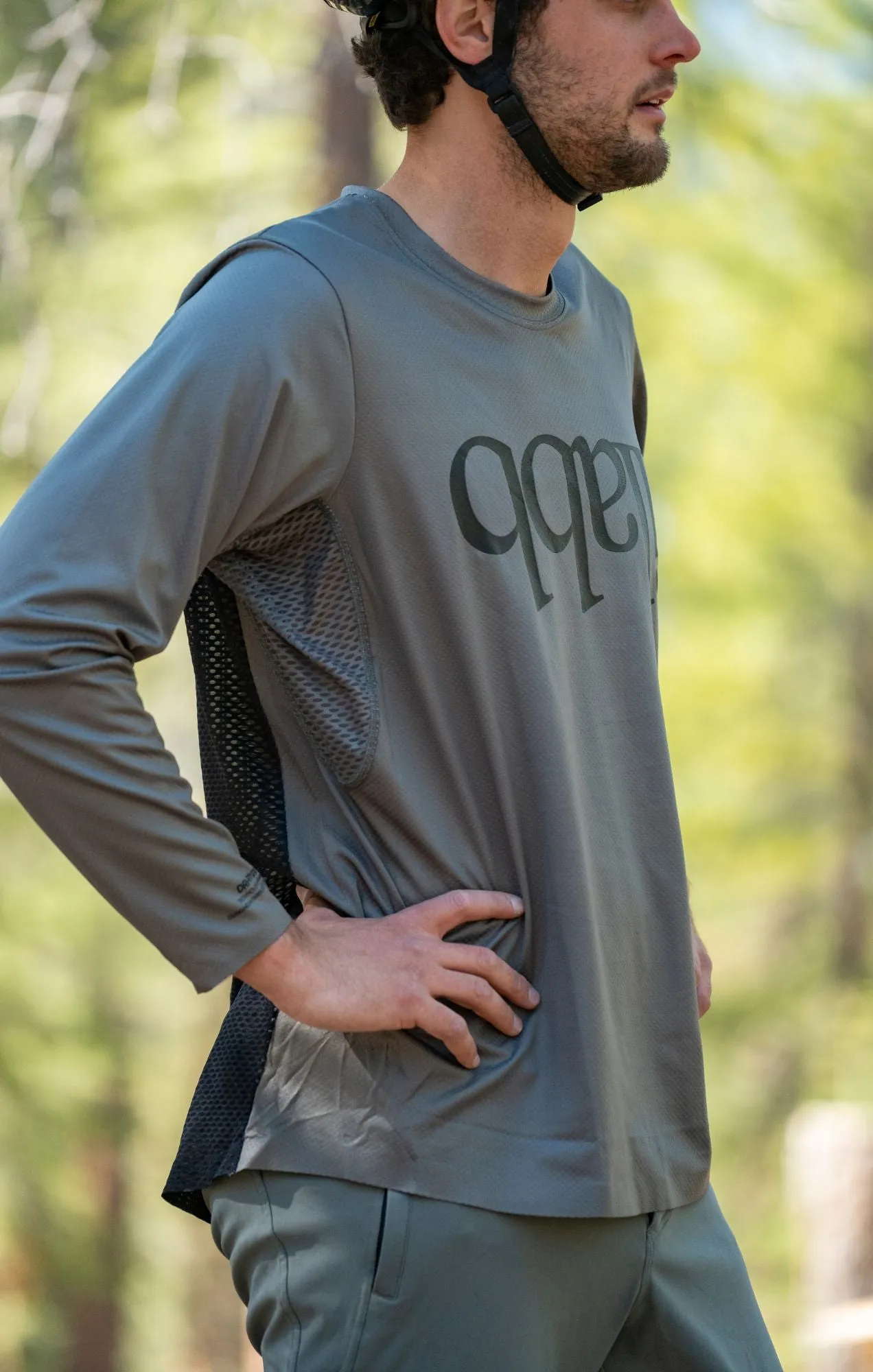 Traverse Capsize Long Sleeve Jersey - Army Green - Men's