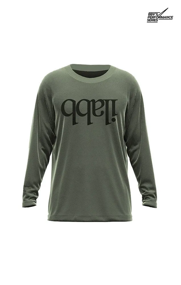 Traverse Capsize Long Sleeve Jersey - Army Green - Men's