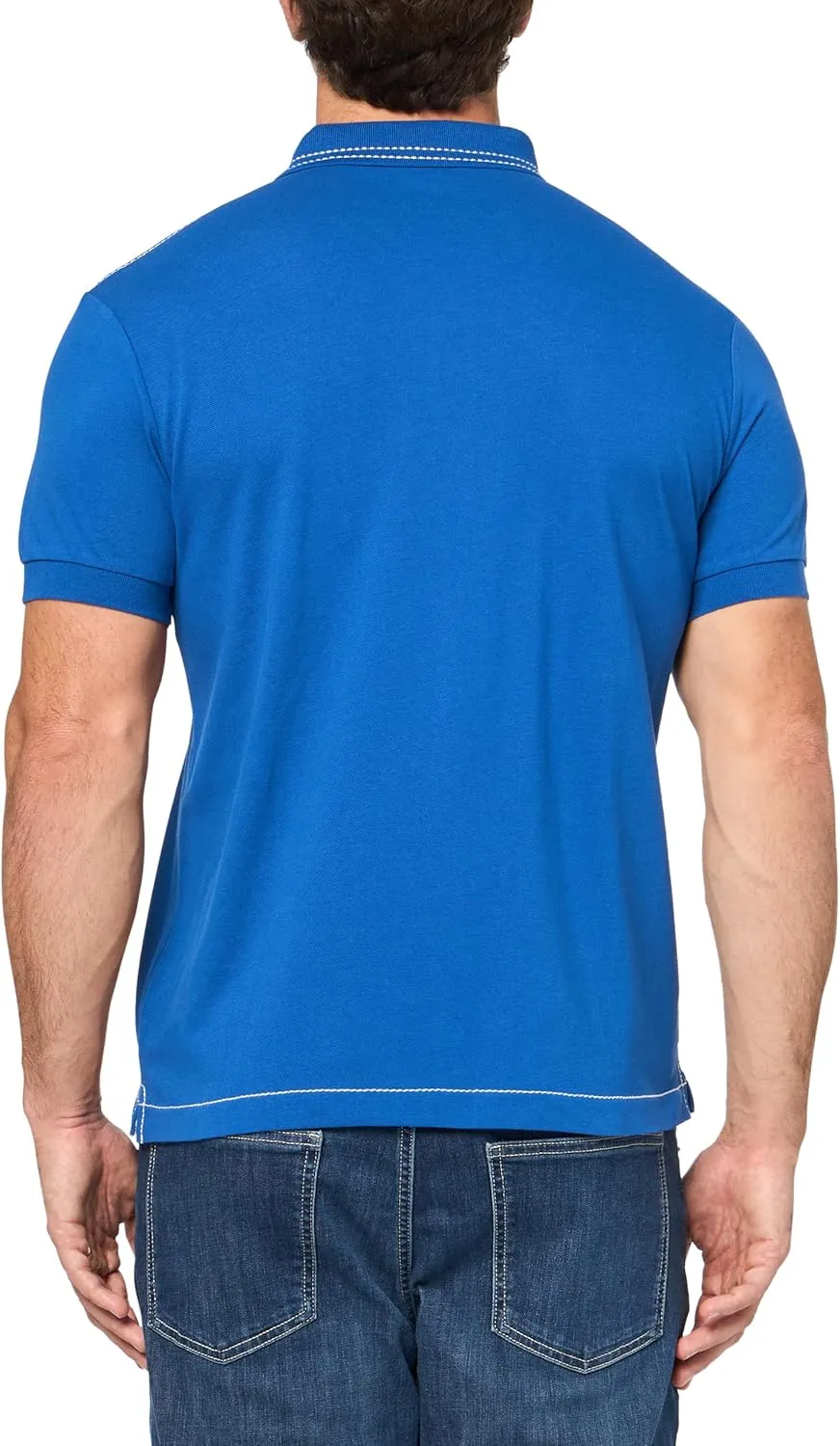 True Religion Men's Relaxed Big T Embro Polo