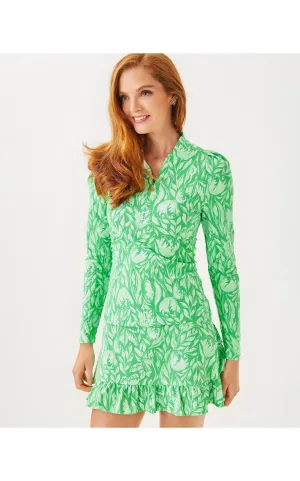 UPF 50  Luxletic Sania Half Zip Sunguard Tulip To Tango