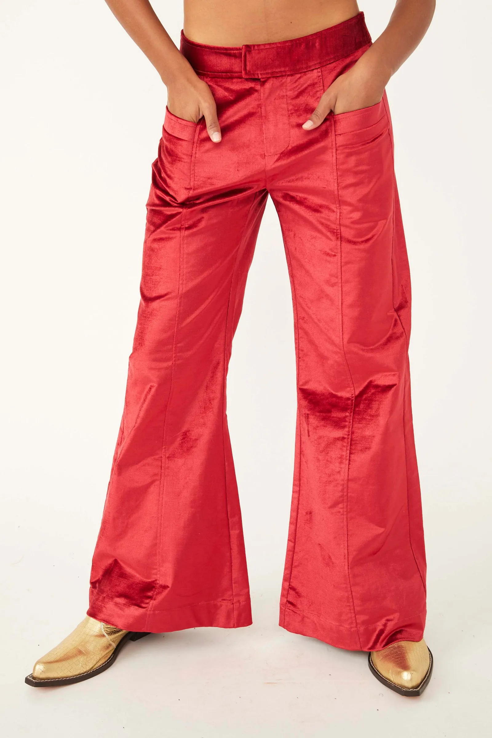 Walk With You Velvet Trouser